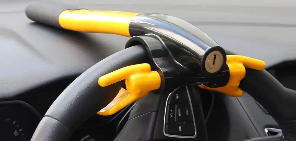 How to Break the Club Steering Wheel Lock