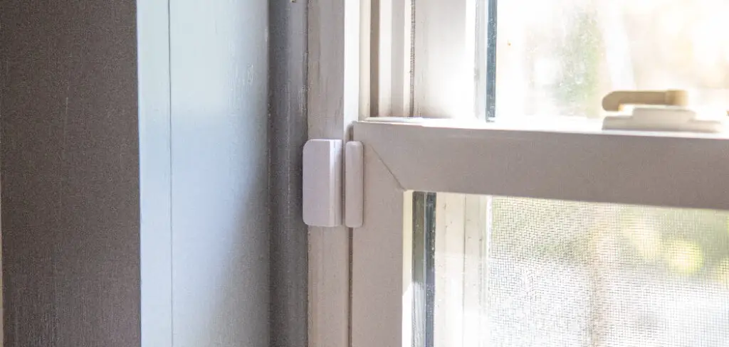 How to Install Alarm Sensors on Double Hung Windows