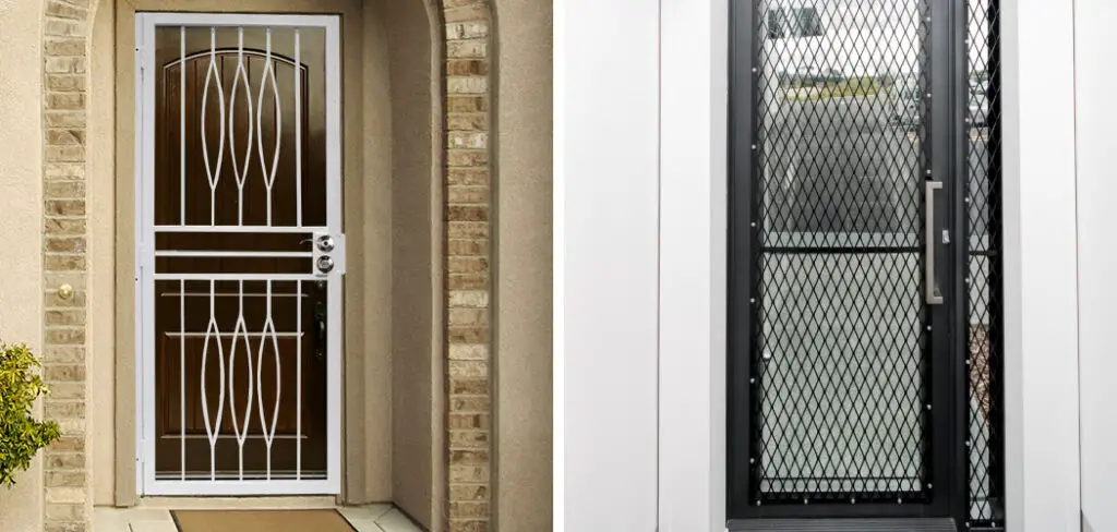 How to Unlock a Metal Screen Door