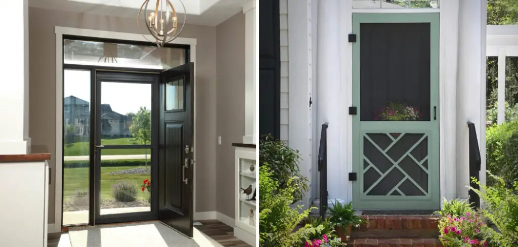 How to Unlock a Screen Door