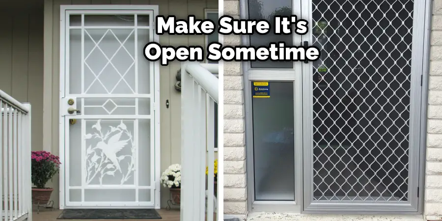 Make Sure It's Open Sometime
