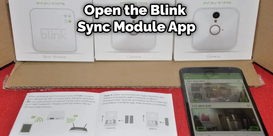 Open the Blink Sync Module App