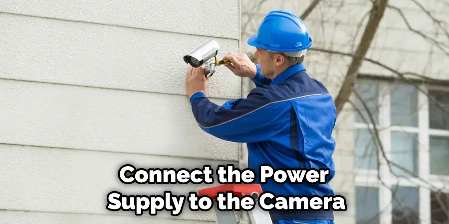 Connect the Power Supply to the Camera