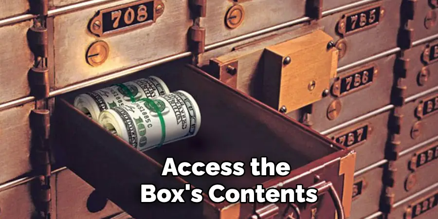 Access the Box's Contents