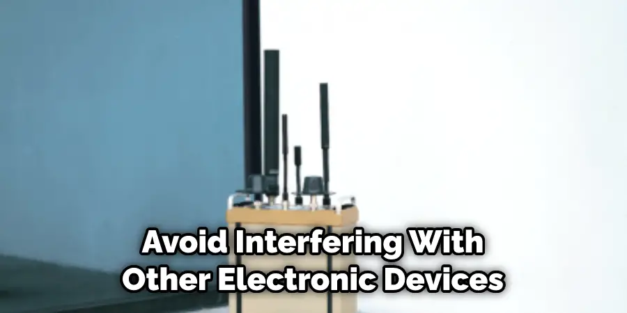 avoid interfering with other electronic devices