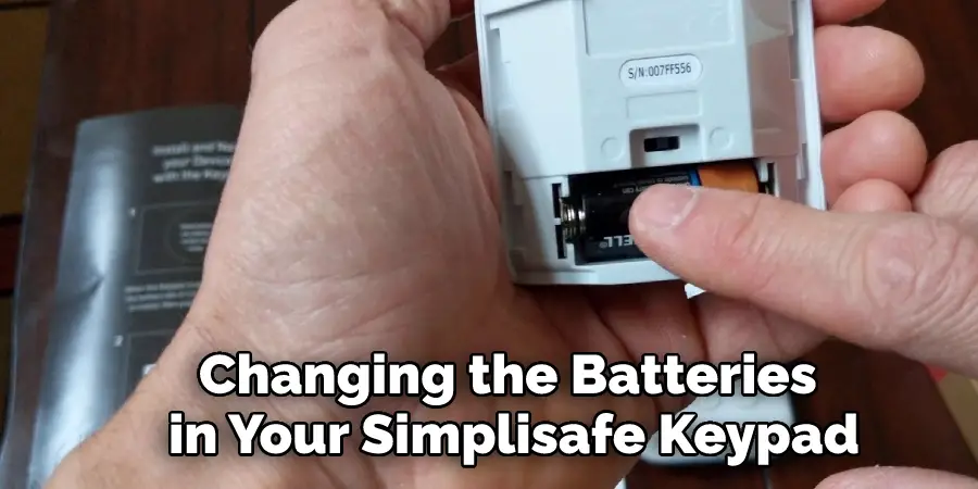 Changing the Batteries in Your Simplisafe Keypad