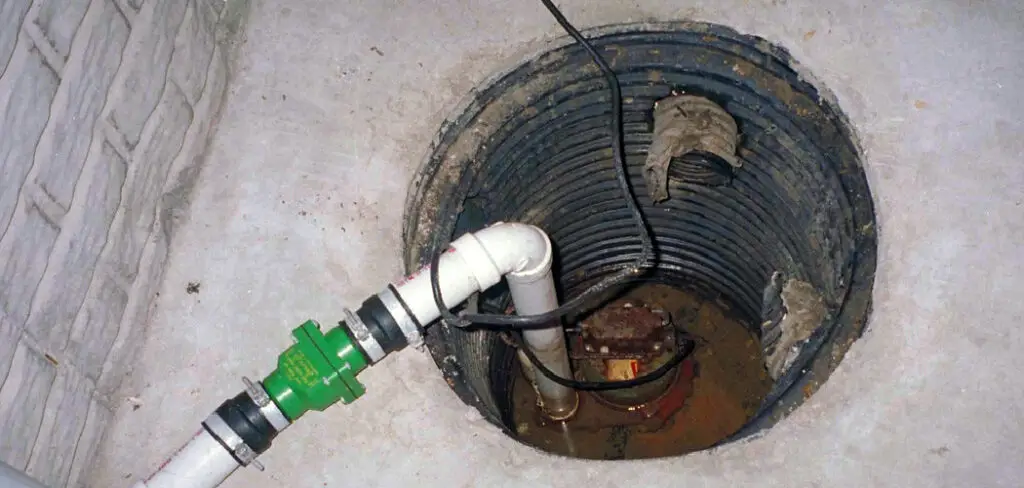 How to Hide Sump Pump Discharge Pipe