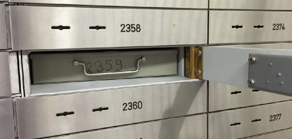 How to Open a Safe Deposit Box Without a Key