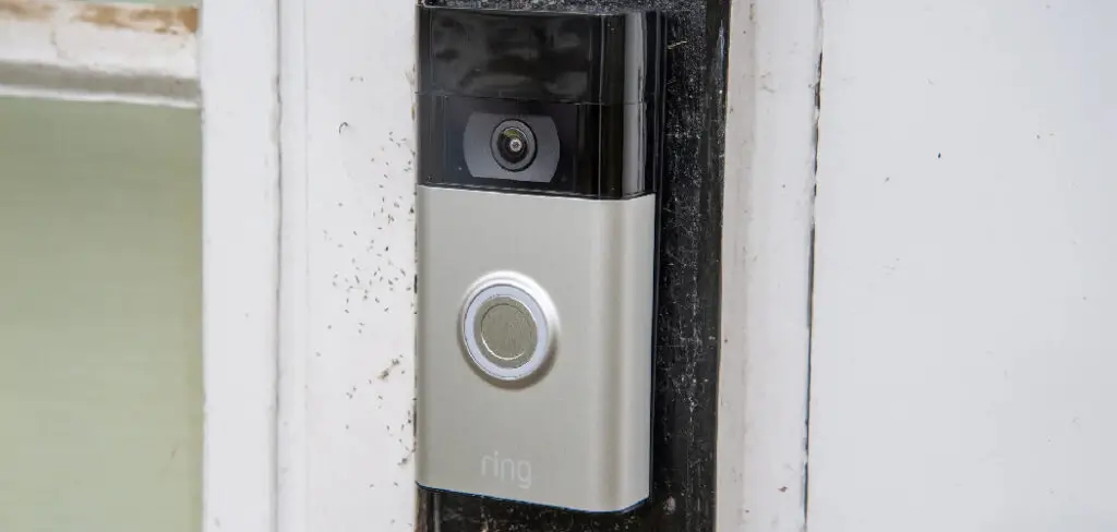 How to Remove Blink Doorbell