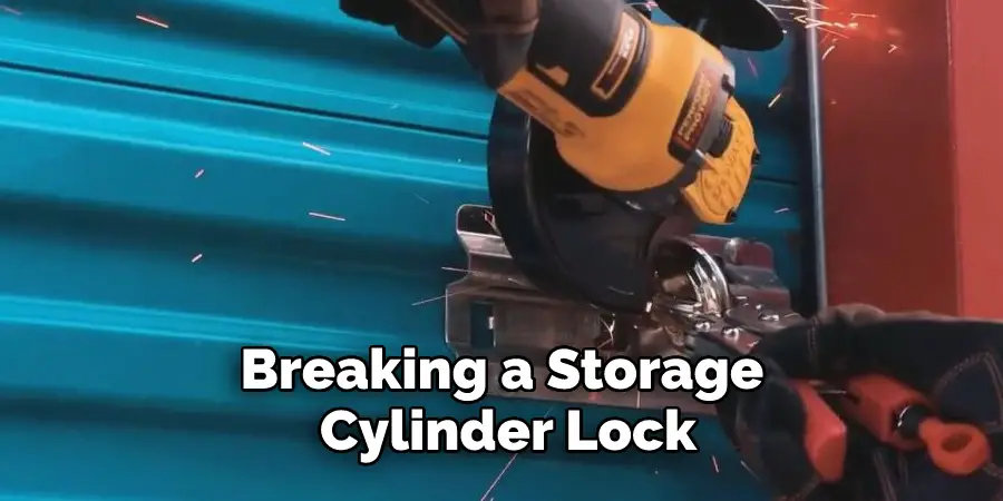 Breaking a Storage Cylinder Lock