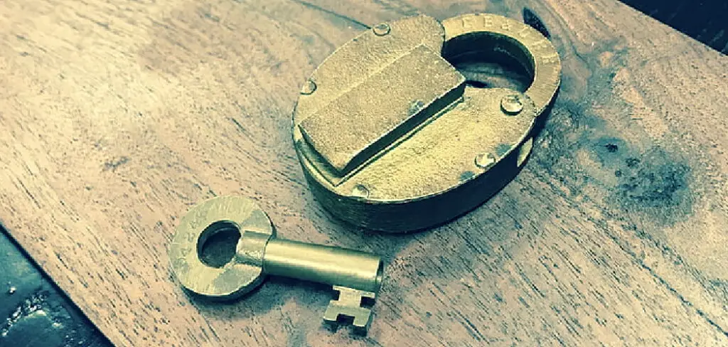 How to Open a Storage Lock Without a Key