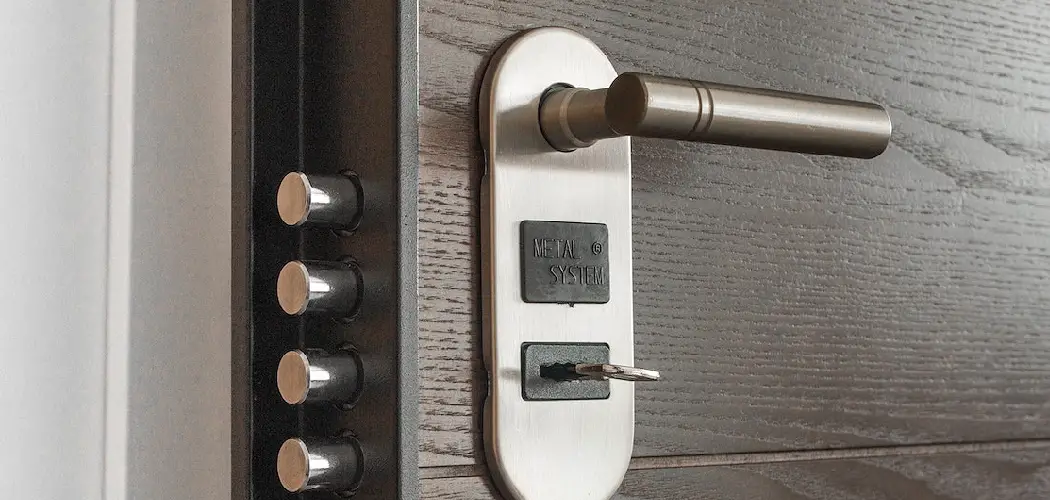 How to Put a Lock on a Door Without Drilling