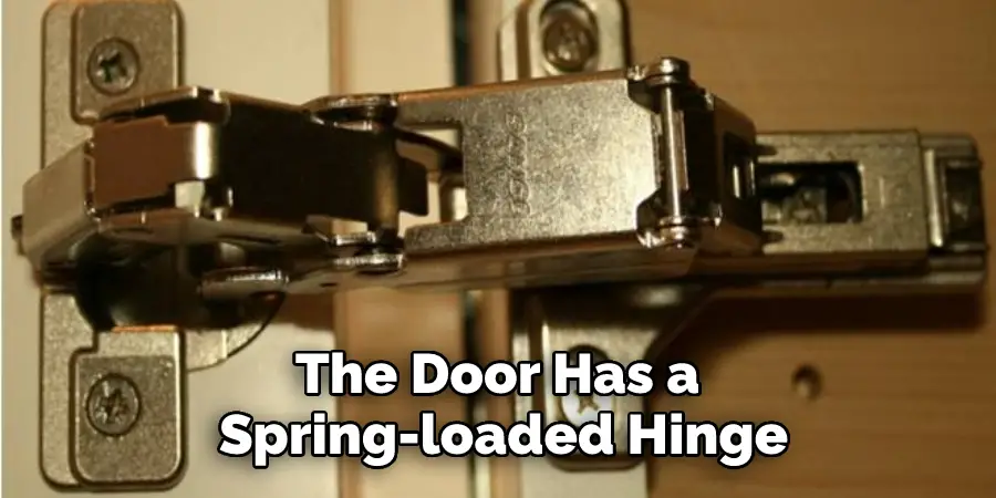 The Door Has a Spring-loaded Hinge