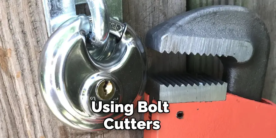 Using Bolt Cutters