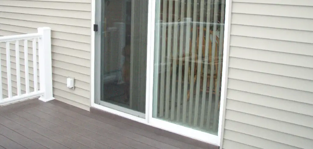 How to Lock Sliding Glass Door With Dog Door