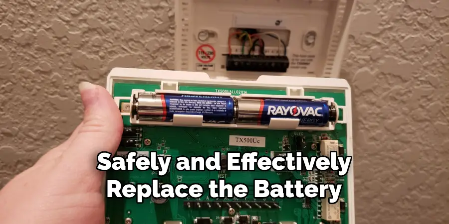 Safely and Effectively Replace the Battery