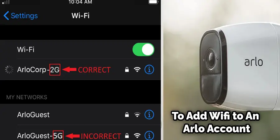 How to Add Wifi to Arlo Account