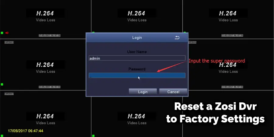 How to Reset Zosi Dvr to Factory Settings Without Password