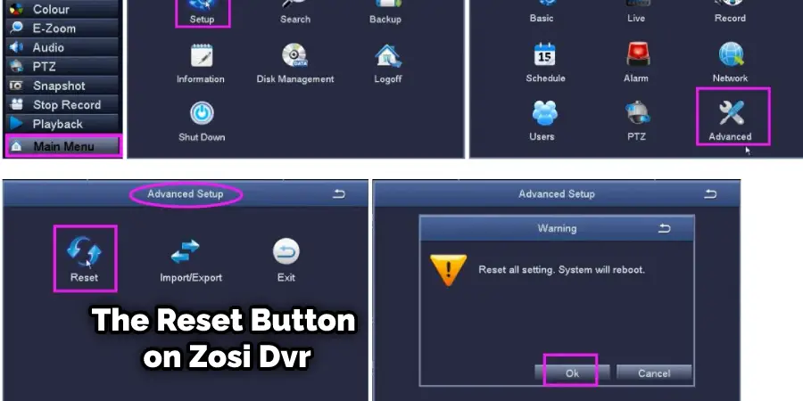 How to Reset Zosi Dvr to Factory Settings Without Password