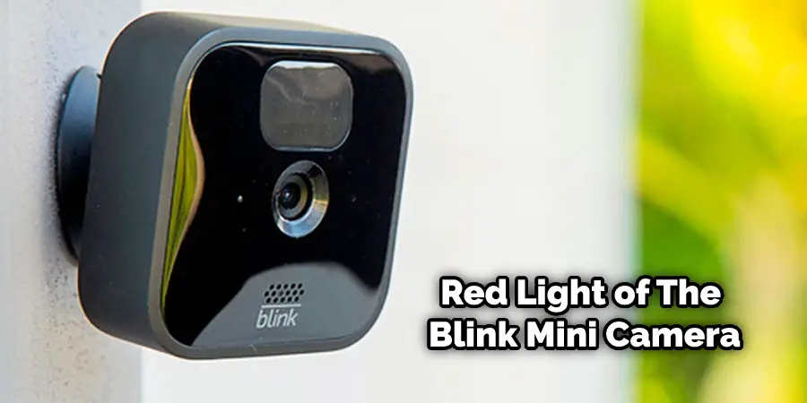 How to Turn Off Red Light on Blink Mini Camera