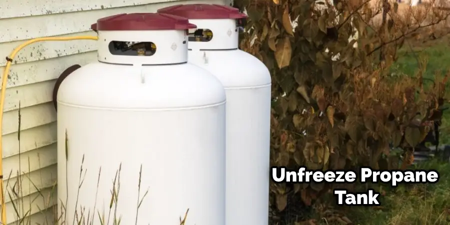 How to Unfreeze Propane Tank