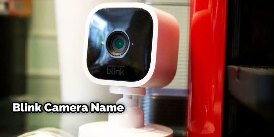 Blink Camera Name