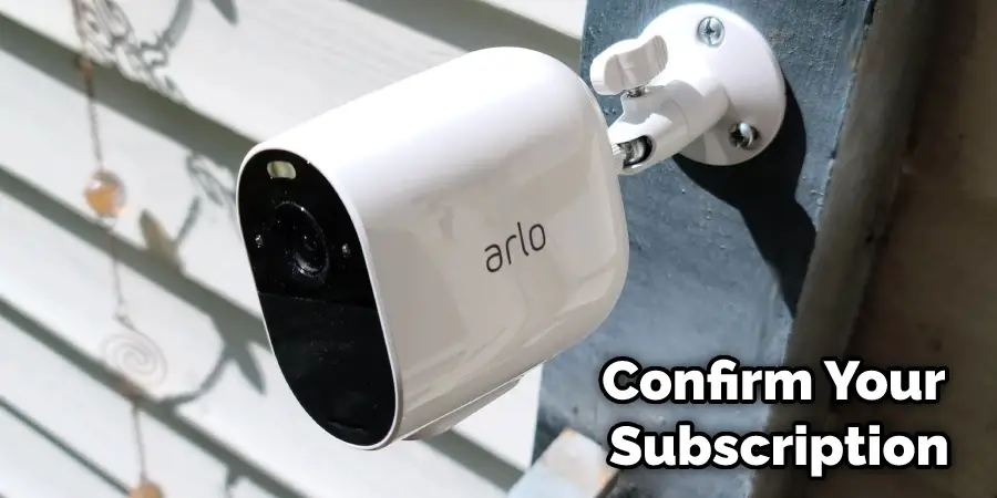 How to Add Arlo Camera to Subscription