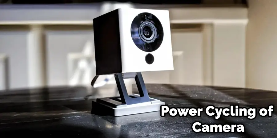 How to Power Cycle a Wyze Camera