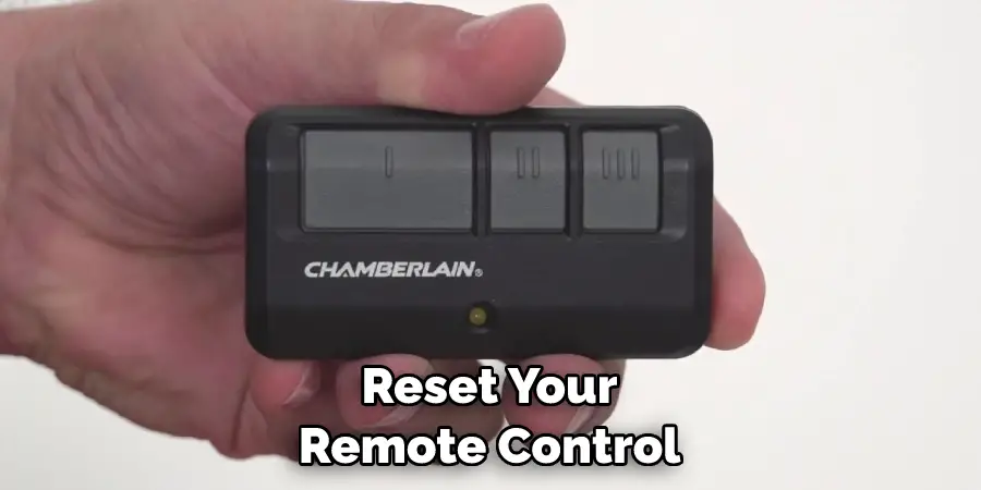 Reset Your Remote Control