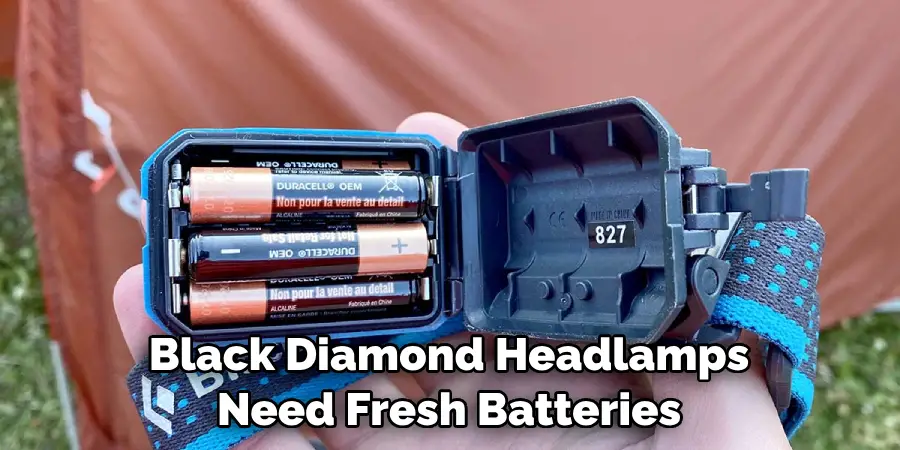 Black Diamond Headlamps Need Fresh Batteries