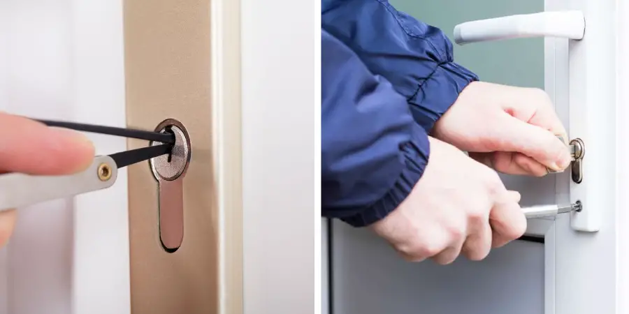 How to Lock a Push Bar Door Without Key