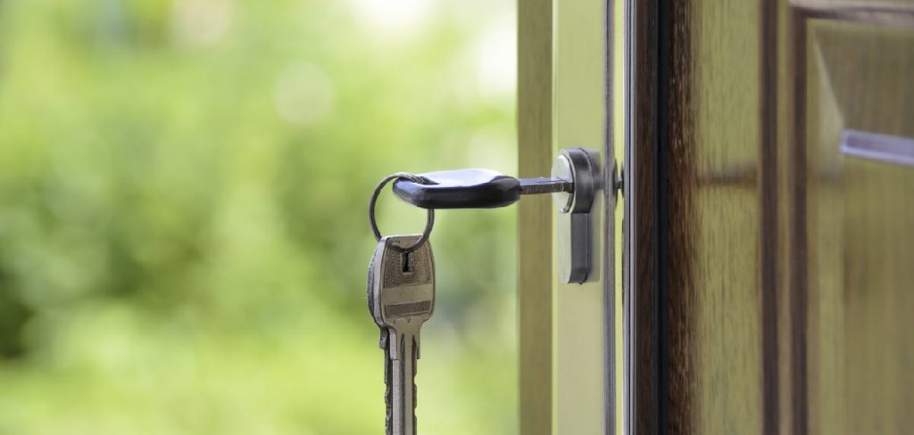 How to Secure Front Door That Opens Out