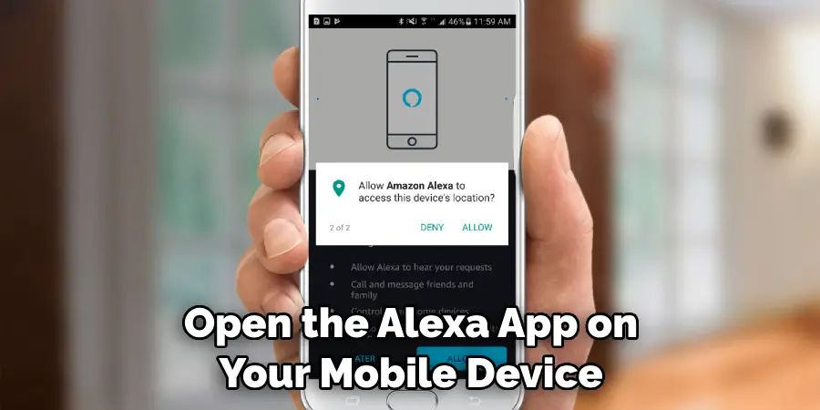 Open the Alexa App on Your Mobile Device