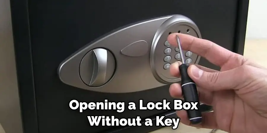 Opening a Lock Box Without a Key