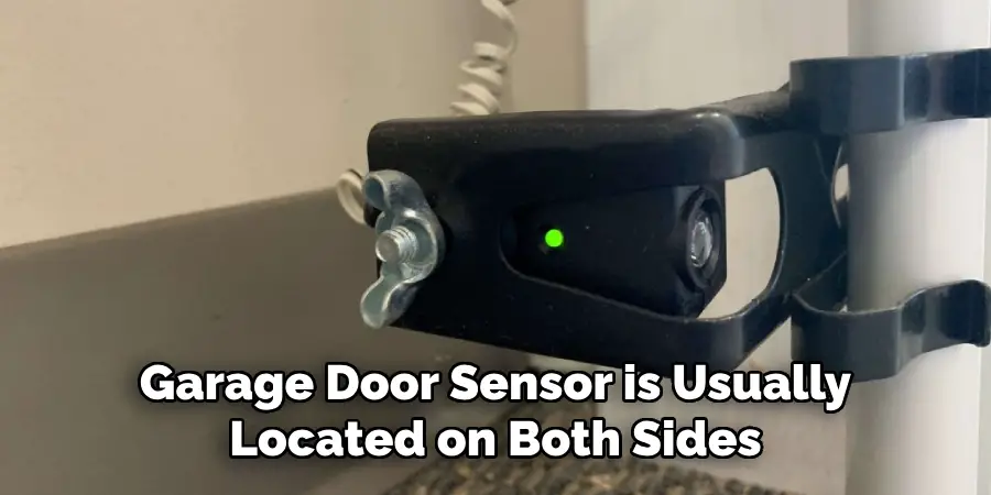 Garage Door Sensor is Usually Located on Both Sides