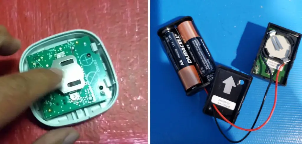 How to Change Battery in Myq Door Sensor