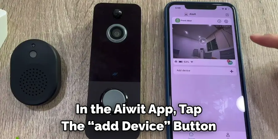 In the Aiwit App, Tap 
The “add Device” Button