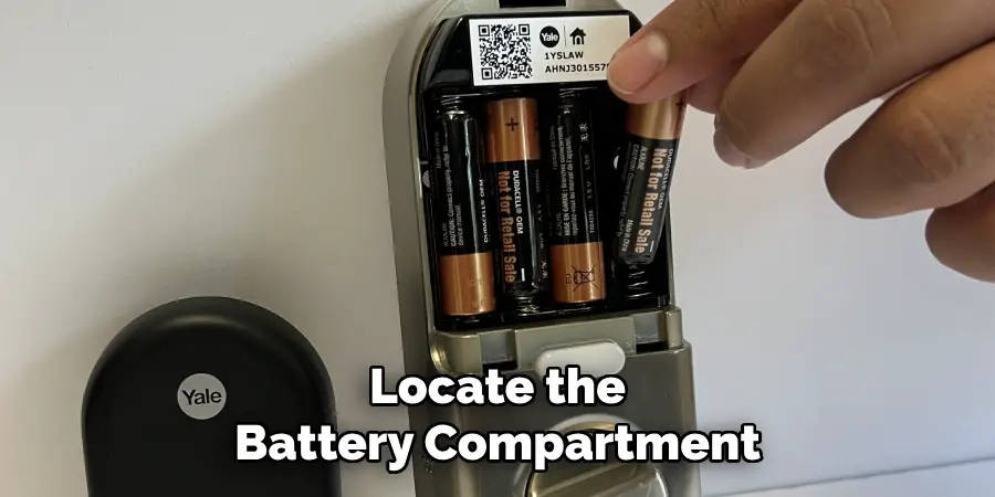 Locate the 
Battery Compartment