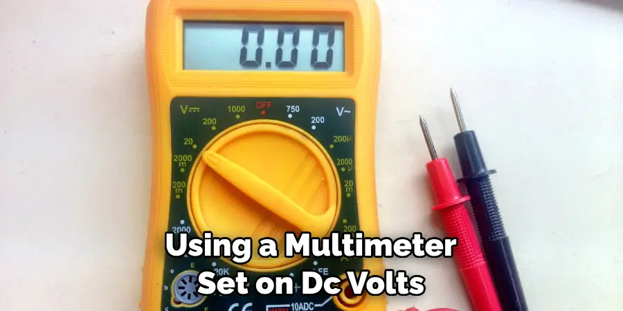 Using a Multimeter Set on Dc Volts
