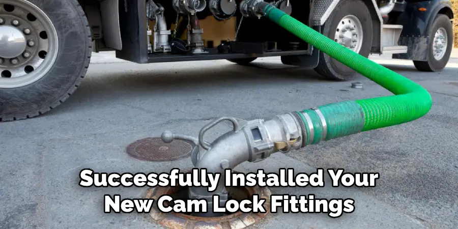 Successfully Installed Your New Cam Lock Fittings