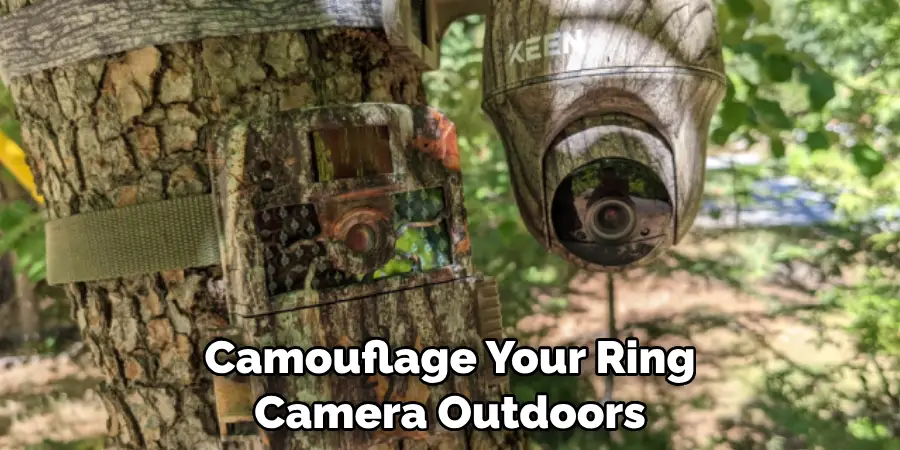 Camouflage Your Ring Camera Outdoors