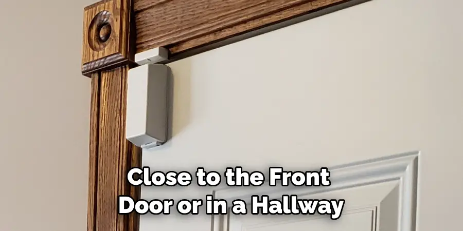 Close to the Front Door or in a Hallway