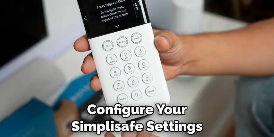 Configure Your Simplisafe Settings