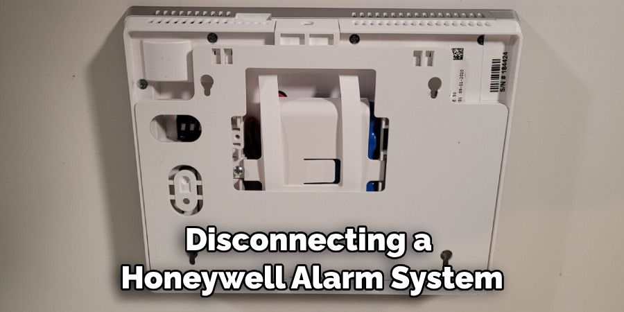 Disconnecting a Honeywell Alarm System