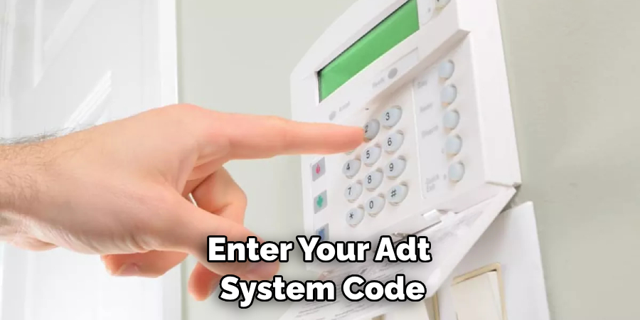 Enter Your Adt System Code