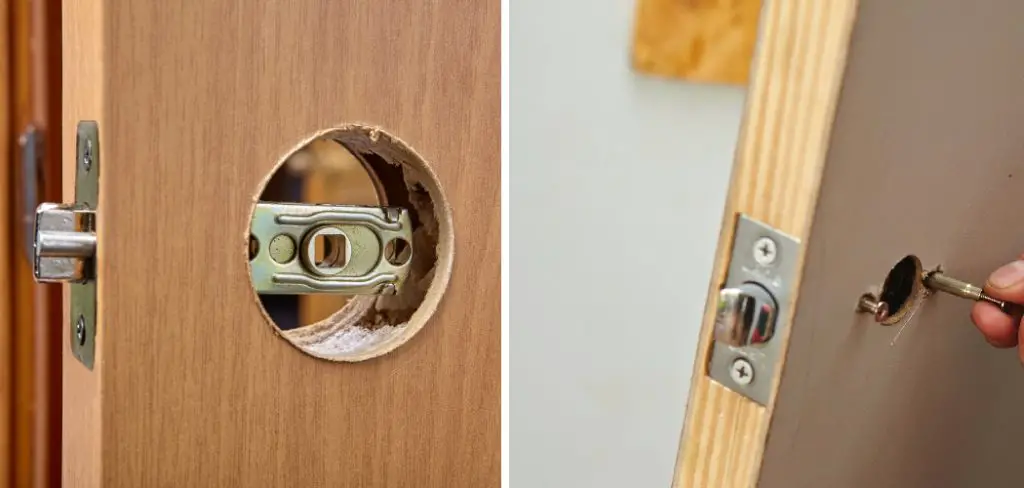 How to Drill Lock Holes in Door Frame