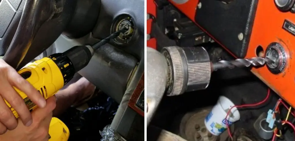 How-to-Drill-Out-Ignition-Lock-Cylinder