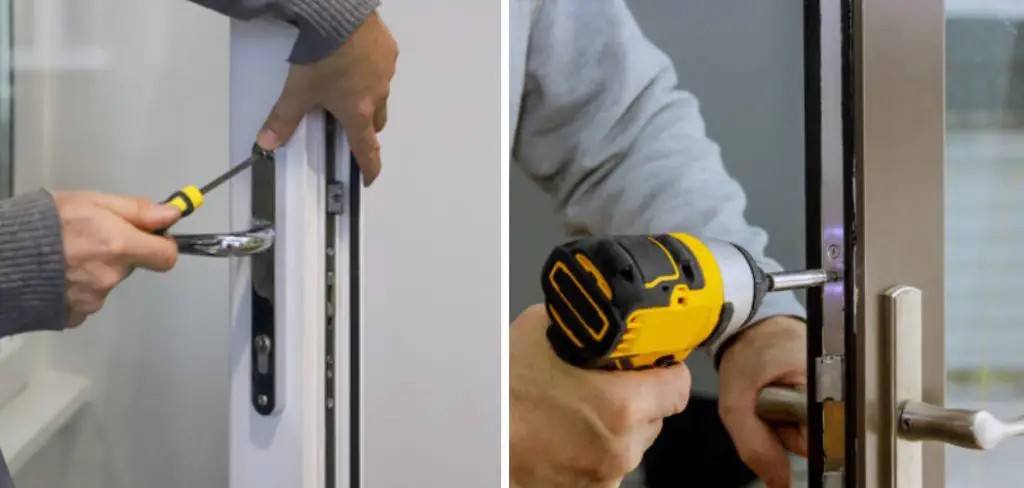 How to Fix a Loose Lever Door Handle