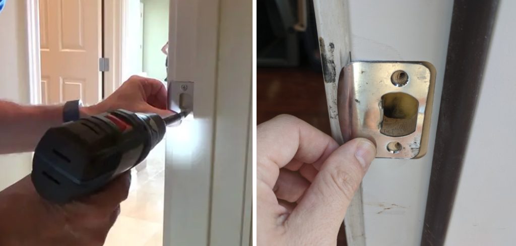 How to Install Strike Plate on Metal Door Frame