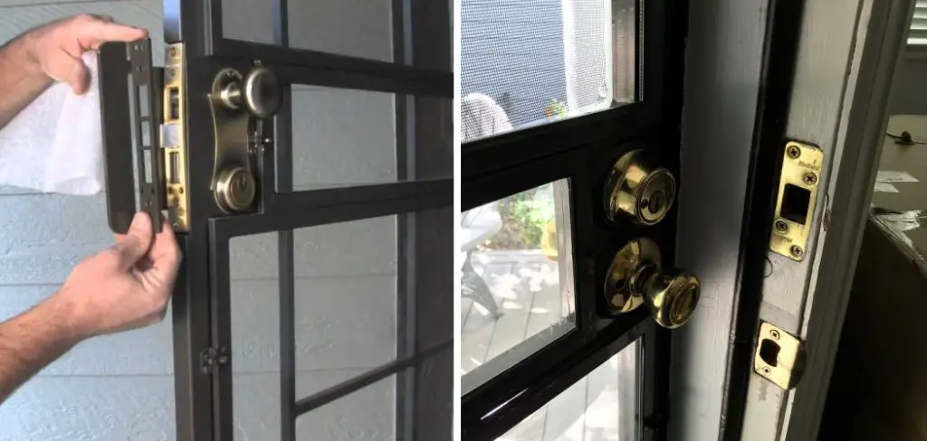 How to Pick a Screen Door Lock
